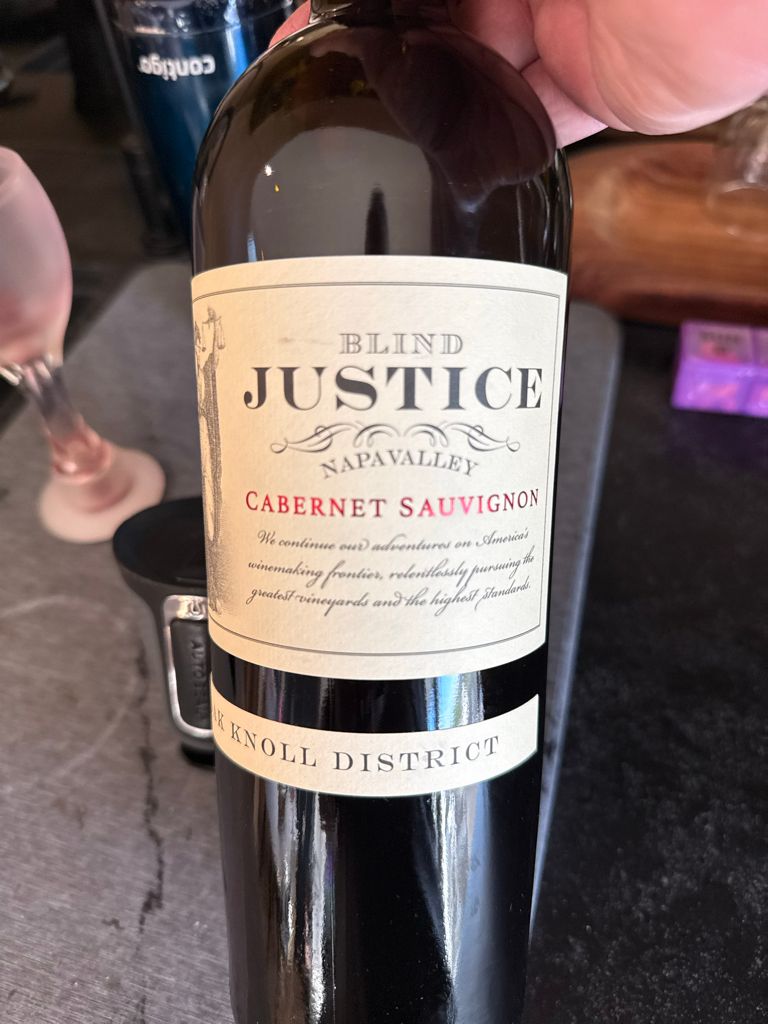 2023 Justice Cabernet Sauvignon Blind Justice Oak Knoll District 