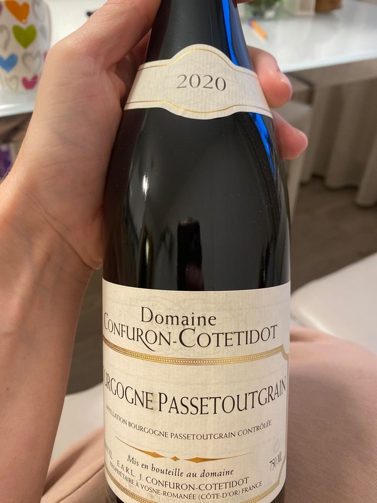 2020 J. Confuron-Cotetidot Bourgogne Passetoutgrains
