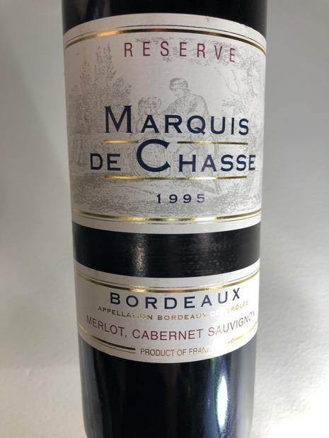 1995 Marquis de Chasse Reserve - CellarTracker