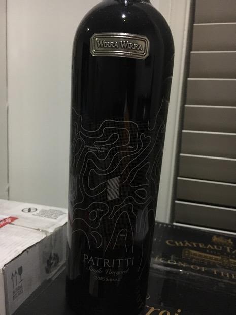 2015 Wirra Wirra Shiraz Patritti, Australia, South Australia, Fleurieu ...