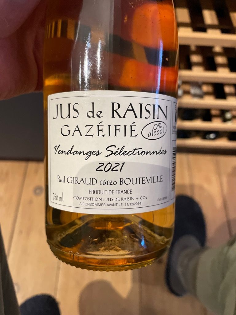 2015 Paul Giraud Jus de Raisin Gazéifié - CellarTracker