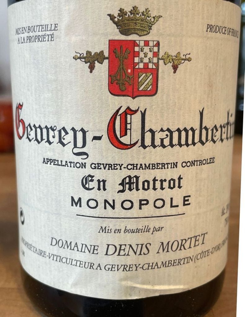 2003 Domaine Denis Mortet Gevrey-Chambertin En Motrot