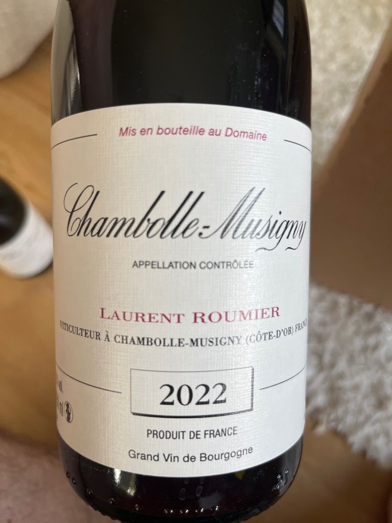 2022 Domaine Laurent Roumier Chambolle-Musigny - CellarTracker