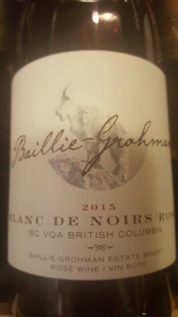 2020 Baillie Grohman Blanc de Noirs Ros CellarTracker