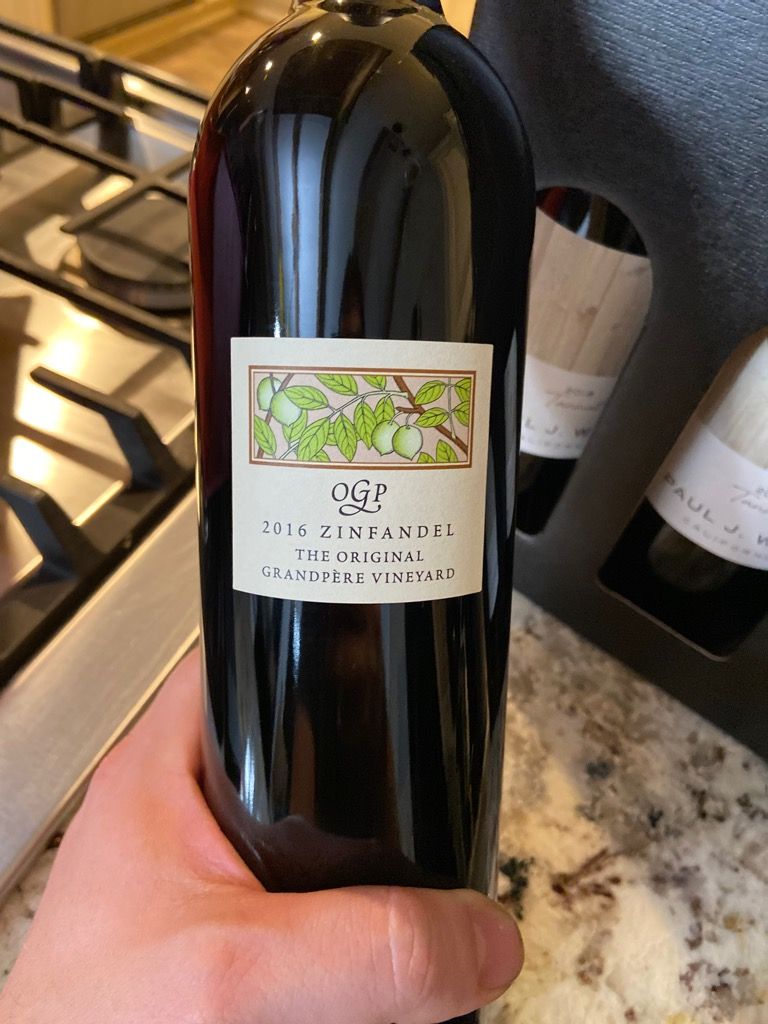 2019 Vino Noceto Zinfandel OGP Grandpère Vineyard, USA, California ...