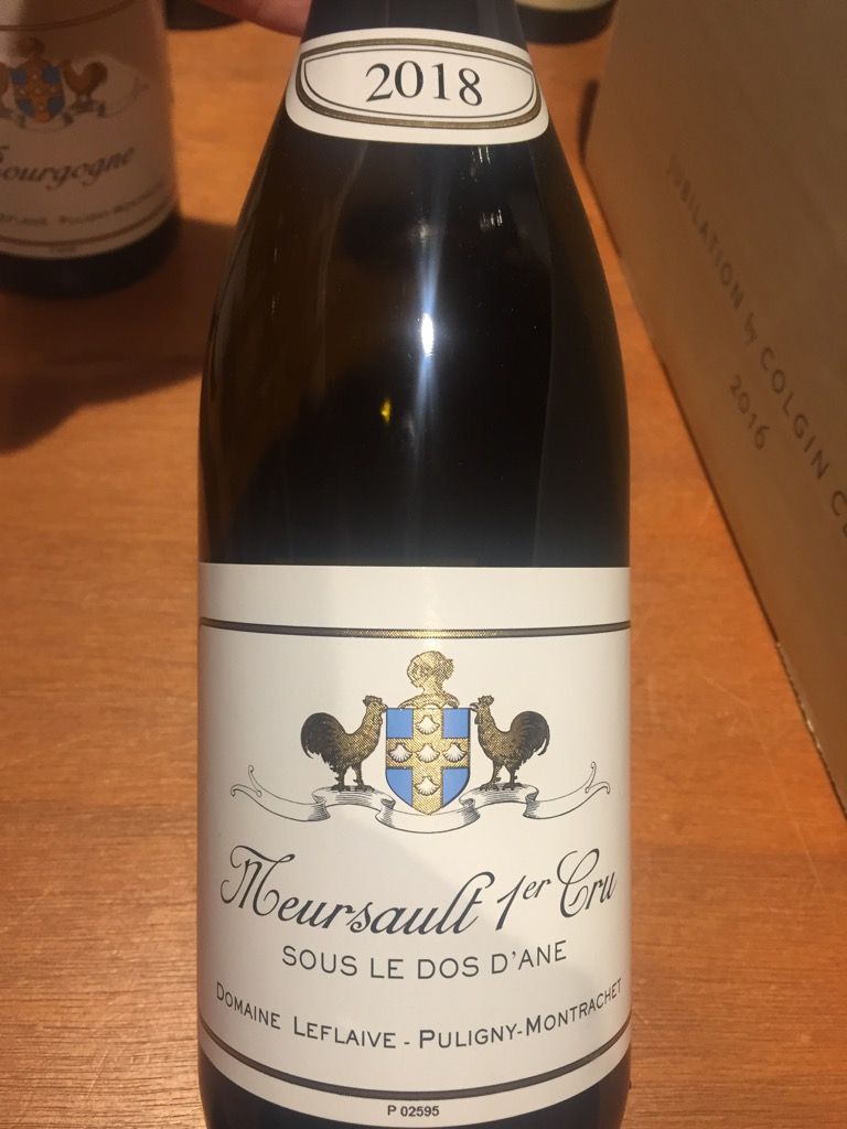 2022 Domaine Leflaive Meursault 1er Cru Sous le Dos d'Âne