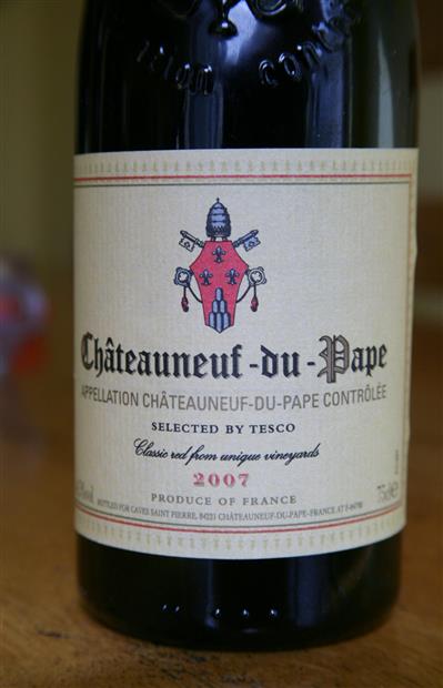 07 Tesco S Finest Chateauneuf Du Pape Tiara Imperiale Caves Saint Pierre France Rhone Southern Rhone Chateauneuf Du Pape Cellartracker