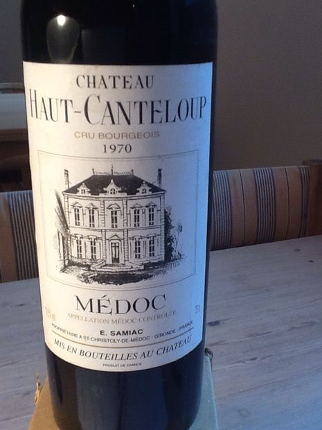 1970 Château Haut-Canteloup Médoc - CellarTracker