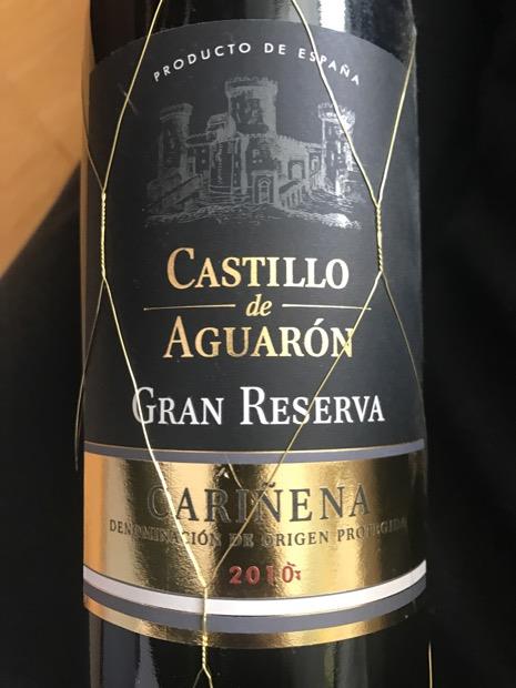 Castillo De Aguaron Gran Reserva Carinena 2011 2010 Castillo De Aguaron Cariñena Gran Reserva, Spain, Aragón, Cariñena