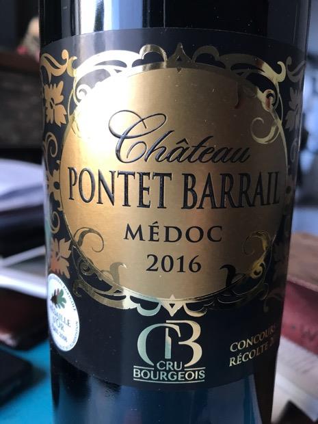 2020 Château Pontet Barrail, France, Bordeaux, Médoc - CellarTracker
