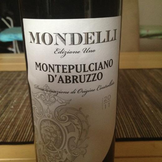 2010 Mondelli Montepulciano d'Abruzzo, Italy, Abruzzi, Montepulciano d ...