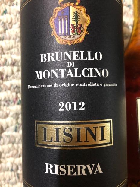 2012 Lisini Brunello di Montalcino Riserva, Italy, Tuscany, Montalcino ...