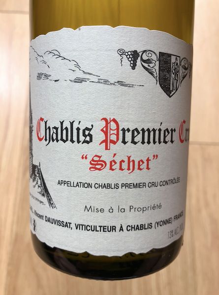2018 Vincent Dauvissat (René & Vincent) Chablis 1er Cru Séchet