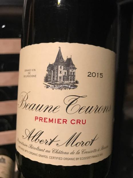 2015 Albert Morot Beaune 1er Cru Teurons, France, Burgundy, Côte De ...