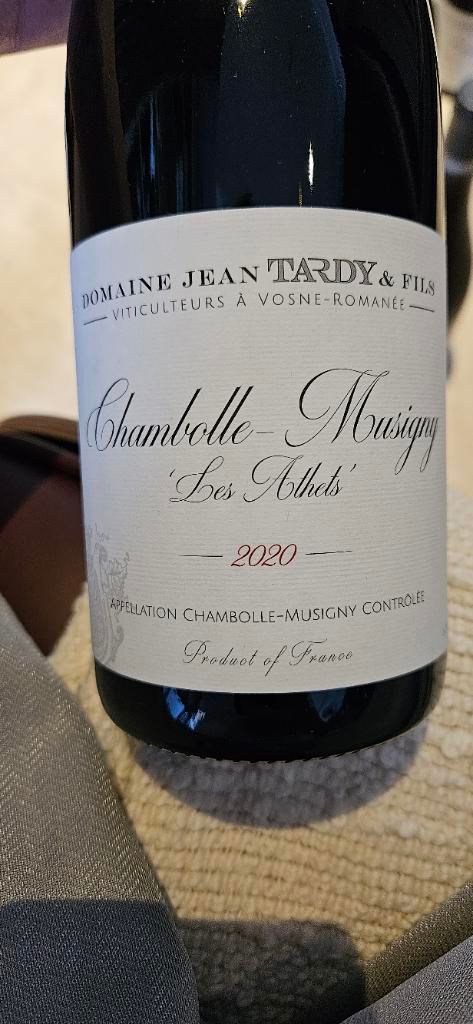 2019 Domaine Jean Tardy et Fils Chambolle-Musigny Les Athets