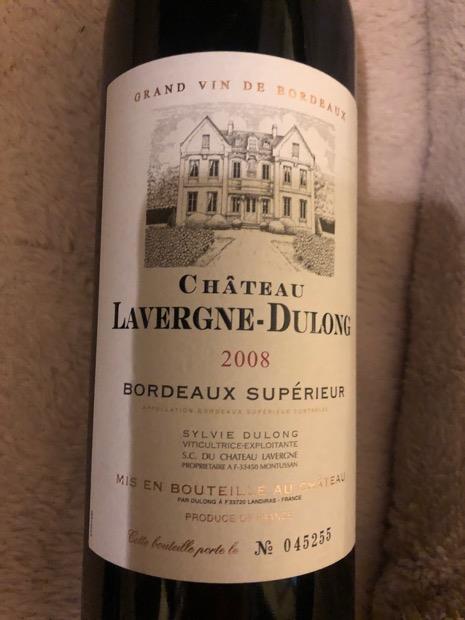 2008 Château Lavergne-Dulong - CellarTracker