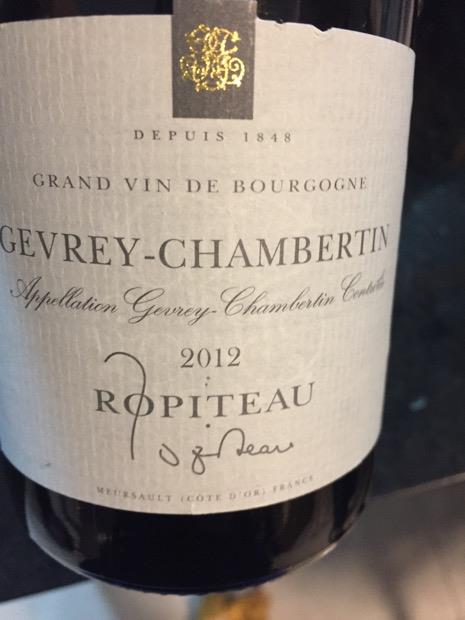 ROPITEAU GEVREY-CHAMBERTIN 2021