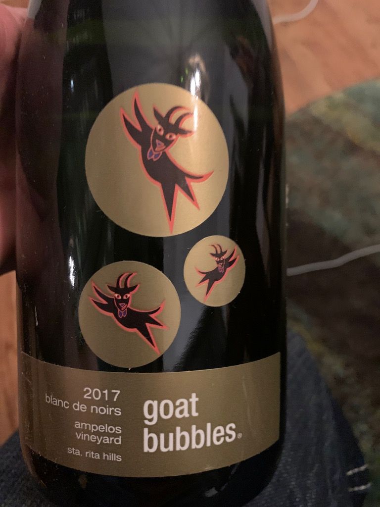 2018 Flying Goat Cellars Pinot Noir Goat Bubbles Blanc de Noirs Ampelos