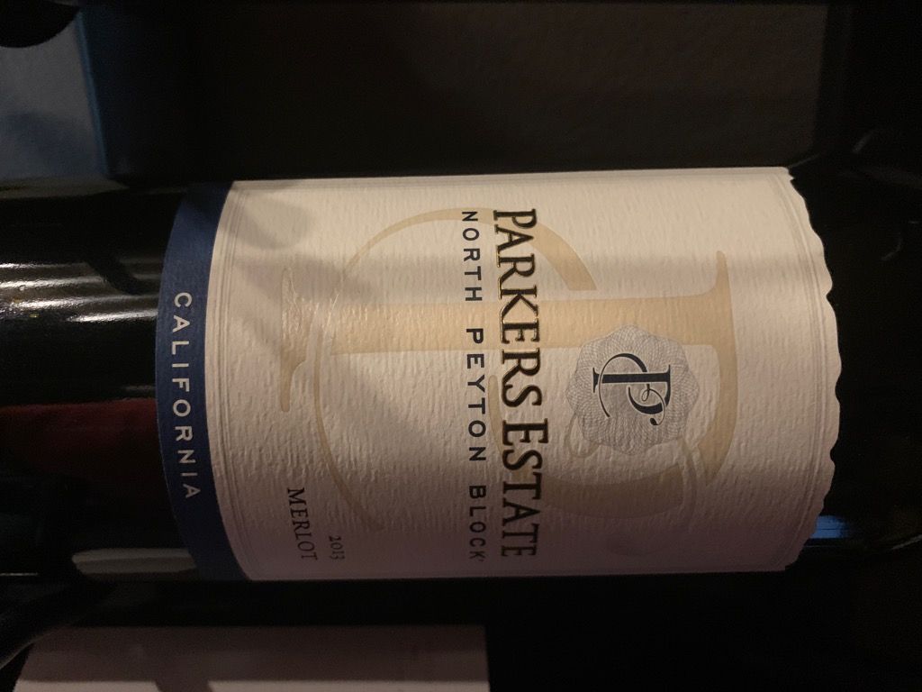 Parkers Estate Merlot 2025