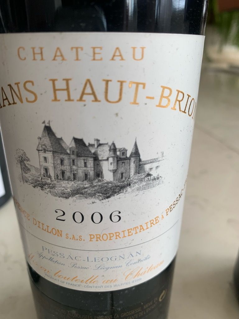 2006 Château Haut-Brion Château Bahans Haut-Brion - CellarTracker