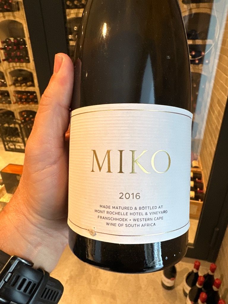 2016 Mont Rochelle Chardonnay Miko, South Africa, Coastal Region