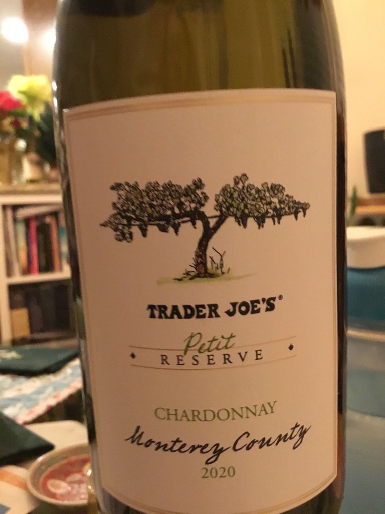2020 Trader Joe's Chardonnay Petit Reserve Monterey County, USA