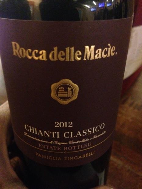 2012 Rocca delle Macìe Chianti Classico Famiglia Zingarelli, Italy ...