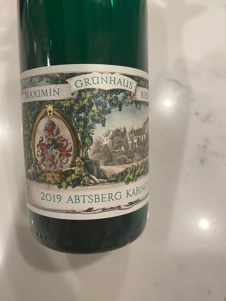 2019 Von Schubert Maximin Grünhäuser Abtsberg Riesling Kabinett