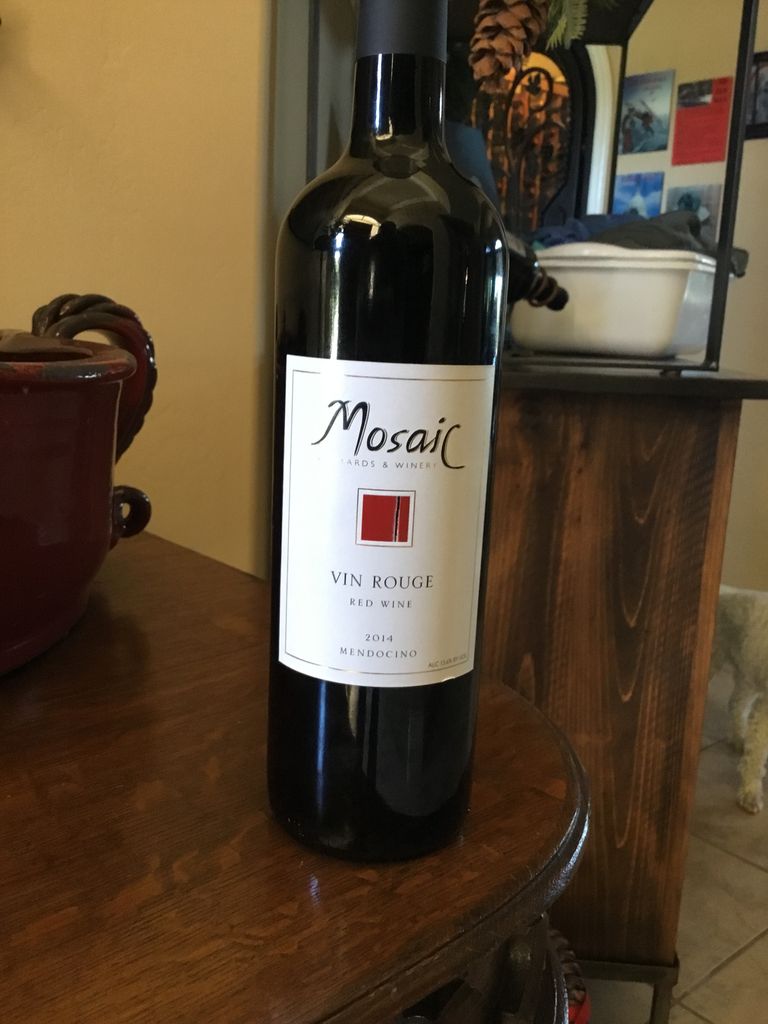 2014 Mosaic Vineyards & Winery Vin Rouge - CellarTracker
