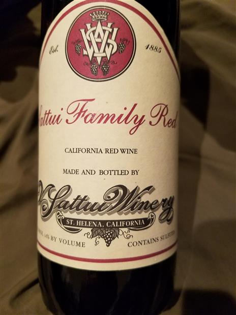 2005 V. Sattui Winery Sattui Family Red, USA, California - CellarTracker