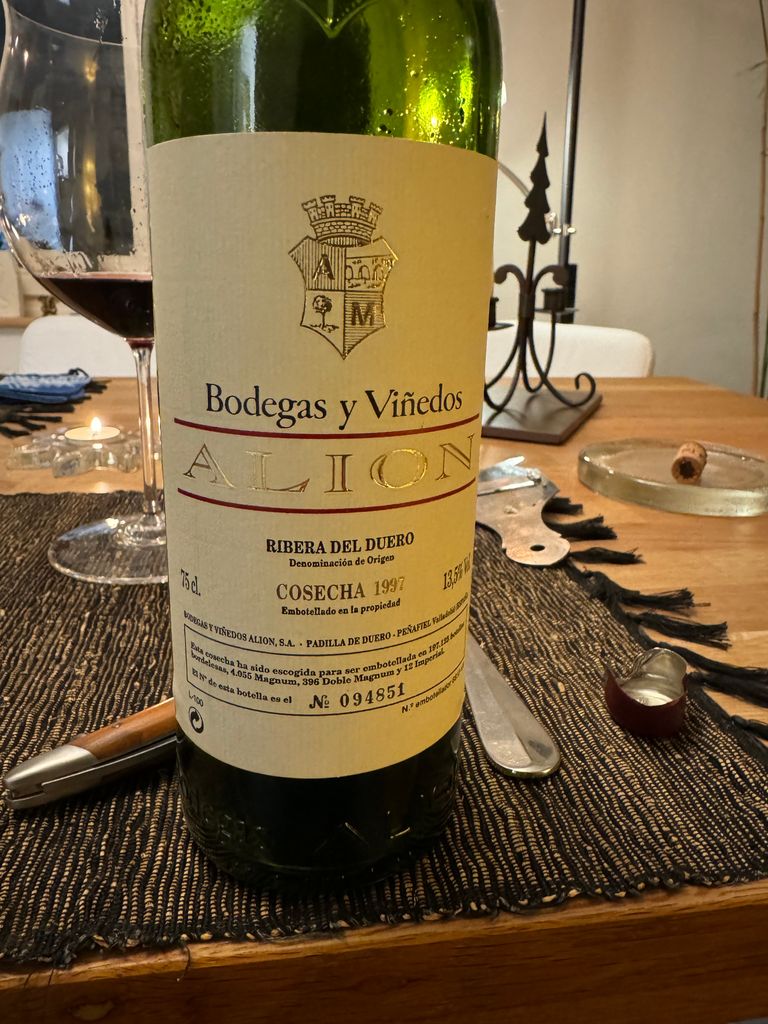 1997 Bodegas y Viñedos Alión Ribera del Duero - CellarTracker