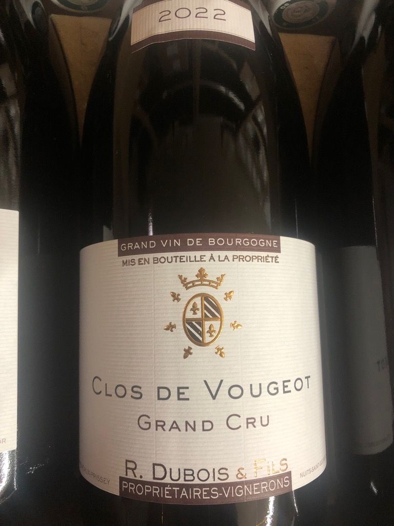 2023 Domaine R. DuBois & Fils Clos Vougeot, France, Burgundy, Côte de ...