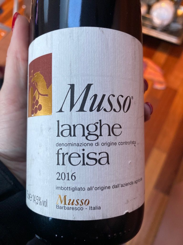 Musso Italy. Sign 2015 Musso Langhe Freisa, Italy, Piedmont, Langhe, Langhe DOC ...