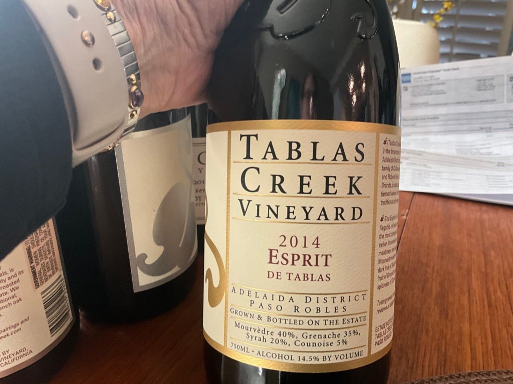 2014 Tablas Creek Esprit De Tablas Red Paso Robles California Factory Sale fastlisa.unibo.it