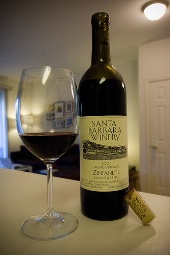 2000 Santa Barbara Winery Zinfandel Essence Lafond Vineyard