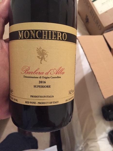 2015 Monchiero Barbera d'Alba Superiore, Italy, Piedmont, Alba, Barbera ...