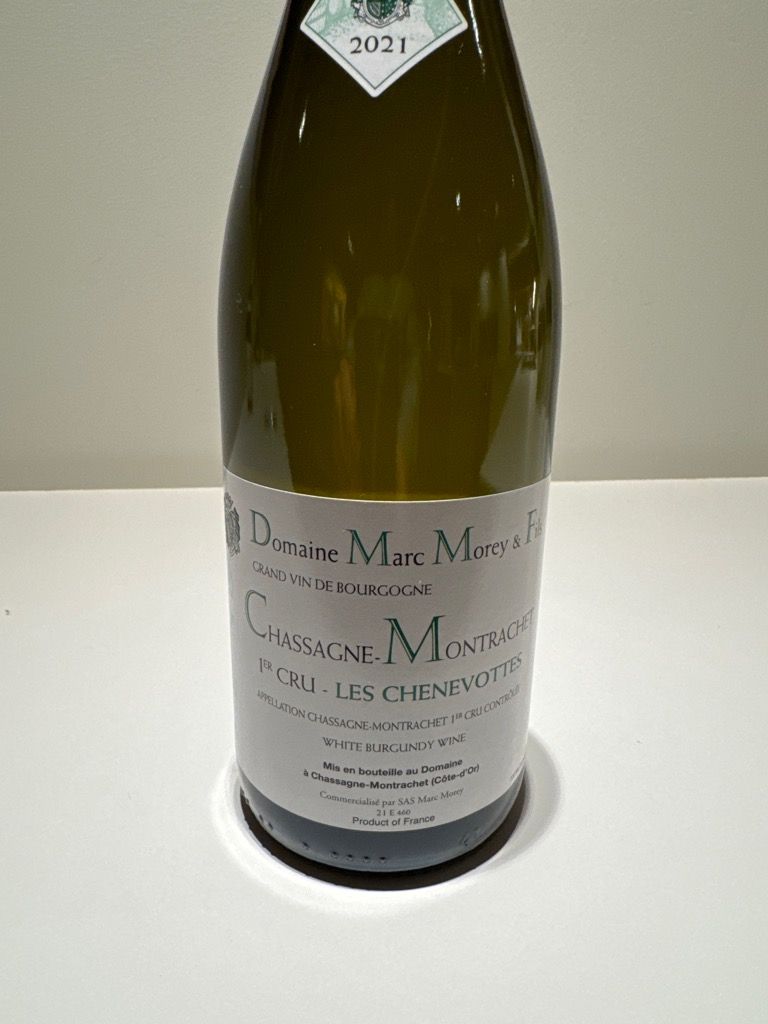 2021 Domaine Marc Morey & Fils Chassagne-Montrachet 1er Cru Les