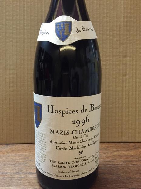 ワイン Hospices de Beaune 2007 Mazis-Chambertin 2007 Hospices de Beaune Mazis-Chambertin Cuvée Madeleine Collignon