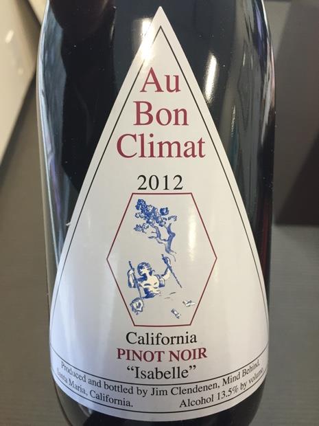 2012 Au Bon Climat Pinot Noir Isabelle - CellarTracker