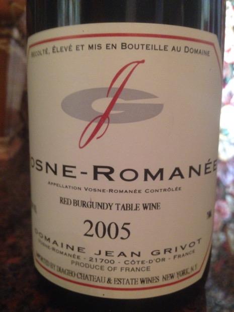 2005 Domaine Jean Grivot Vosne-Romanée - CellarTracker
