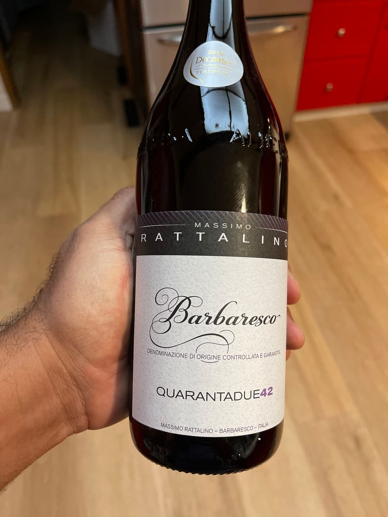 飲料・酒 Massimo Rattalino Barbaresco 2015