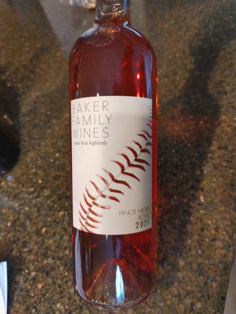 2021 Baker Family Wines Pinot Noir Rosé, USA, California, Central Coast