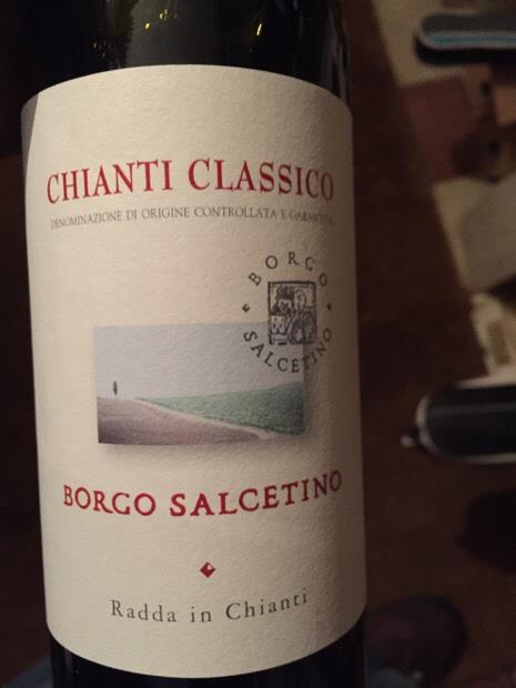 2013 Borgo Salcetino Chianti Classico Italy Tuscany Chianti Chianti