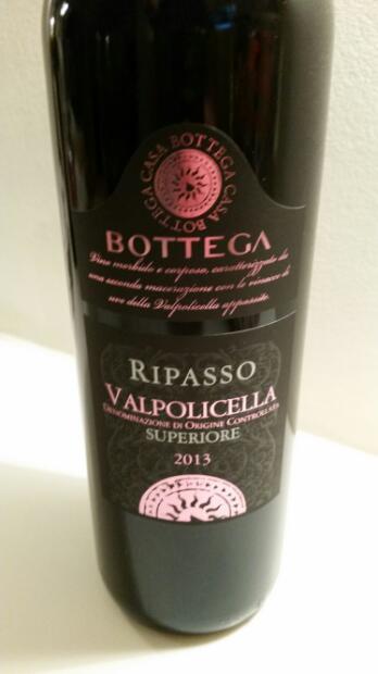 2013 Bottega Ripasso della Valpolicella Classico Superiore, Italy ...