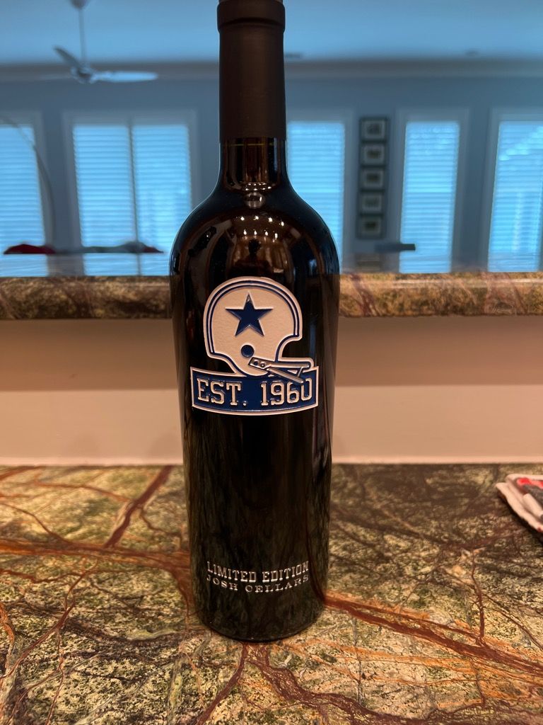 2020 josh cellars cabernet sauvignon dallas cowboys 60th anniversary