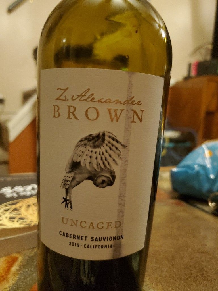 2019 Z. Alexander Brown Sauvignon Uncaged, USA, California