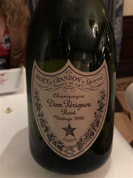 Crumpled wine label - Dom Perignon