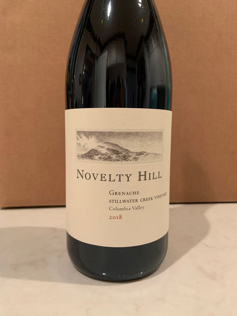 2018 Novelty Hill Winery Grenache Stillwater Creek Vineyard, USA