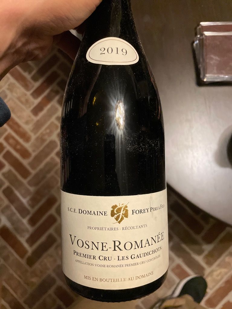 2019 Forey Père et Fils Vosne-Romanée 1er Cru Les Gaudichots
