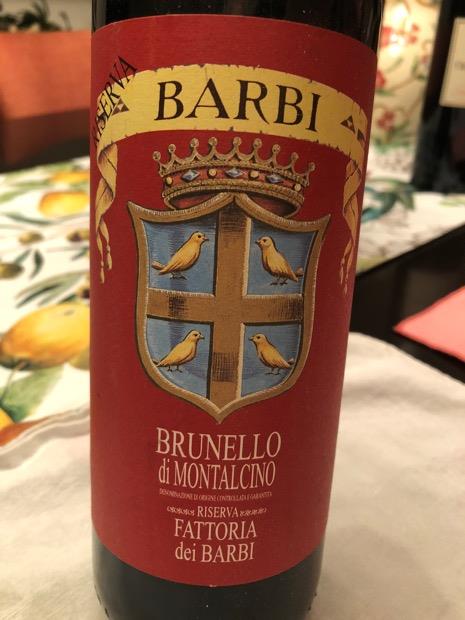 2001 Fattoria dei Barbi Brunello di Montalcino Riserva - CellarTracker